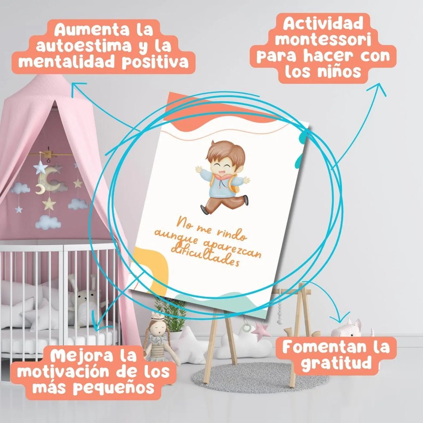 Tarjetas de Afirmaciónes Positivas para niños